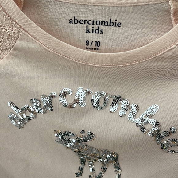 ❤️ ABERCROMBIE Kids Top Size 9/10 - Picture 4 of 4